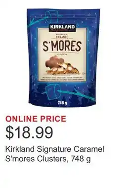 Costco Kirkland Signature Caramel S'mores Clusters, 748 g offer