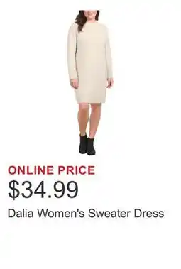 Costco Dalia Women's Sweater Dress offer