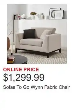 Costco Sofas To Go Wynn Fabric Chair offer