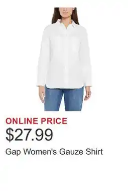 Costco Gap Women's Gauze Shirt offer