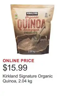 Costco Kirkland Signature Organic Quinoa, 2.04 kg offer