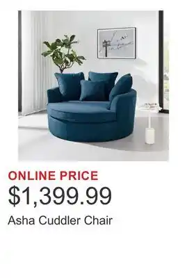 Costco Asha Cuddler Chair offer