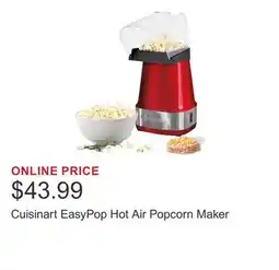 Costco Cuisinart EasyPop Hot Air Popcorn Maker offer