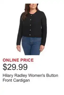 Costco Hilary Radley Women's Button Front Cardigan offer