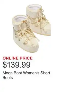 Costco Moon Boot Women's Short Boots offer