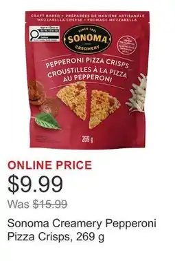 Costco Sonoma Creamery Pepperoni Pizza Crisps, 269 g offer