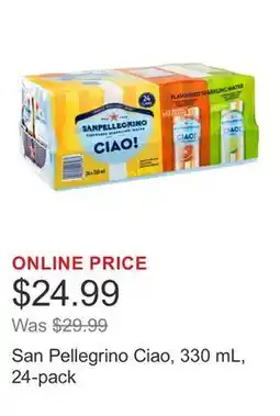 Costco San Pellegrino Ciao, 330 mL, 24-pack offer