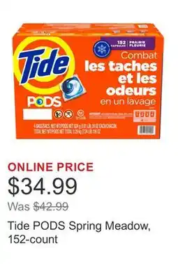 Costco Tide PODS Spring Meadow, 152-count offer