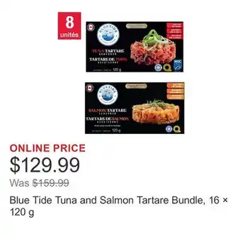 Costco Blue Tide Tuna and Salmon Tartare Bundle, 16 × 120 g offer
