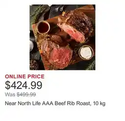 Costco Near North Life AAA Beef Rib Roast, 10 kg offer