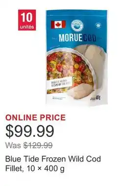 Costco Blue Tide Frozen Wild Cod Fillet, 10 × 400 g offer
