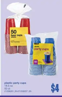 Wholesale Club plastic party cups offer