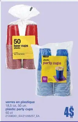 Wholesale Club verres en plastique offer