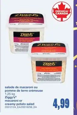 Wholesale Club salade de macaroni ou pomme de terre crémeuse offer