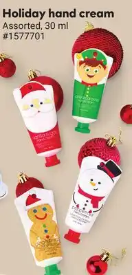Giant Tiger Holiday hand cream offer