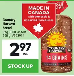 Giant Tiger Country Harvest Bread offer