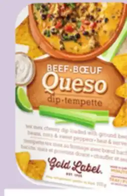 Giant Tiger Gold Label beef queso dip offer