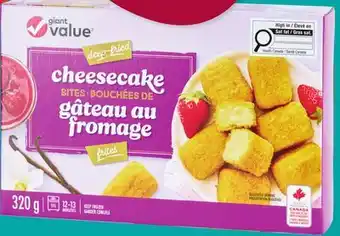 Giant Tiger Giant Value deep fried cheesecake bites offer