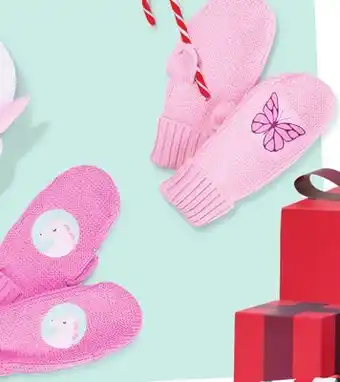 Giant Tiger Girls novelty mittens offer