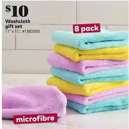 Giant Tiger Washcloth gift set offer