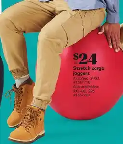 Giant Tiger Stretch cargo joggers offer