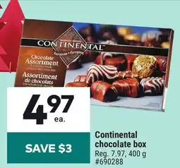 Giant Tiger Continental chocolate box offer