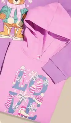 Giant Tiger Girls screened fleece hoodie offer