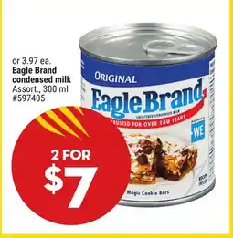 Giant Tiger Eagle Brand condensed milk offer