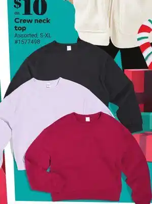 Giant Tiger Crew neck top offer