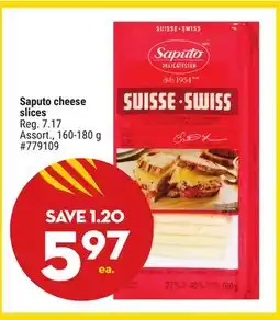 Giant Tiger Saputo cheese slices offer