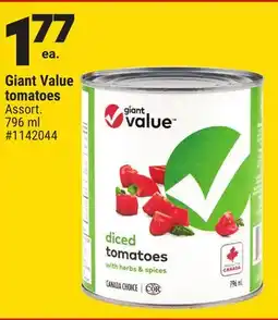 Giant Tiger Giant Value tomatoes offer