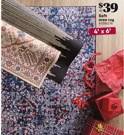 Giant Tiger Soft area rug offer