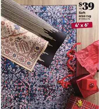 Giant Tiger Soft area rug offer
