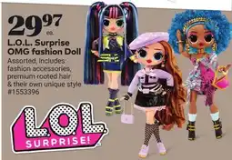 Giant Tiger L.O.L Surprise OMG Fashion Doll offer