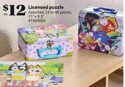 Giant Tiger Licensed puzzle offer