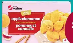 Giant Tiger Giant Value mini apple cinnamon fritters offer