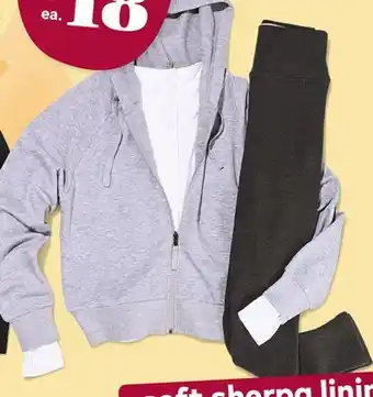 Giant Tiger Short hoodie or soft sherpa-lined leggings offer