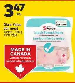 Giant Tiger Great Value deli meat offer