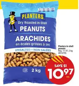 Giant Tiger Planters in-shell peanuts offer