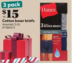 Giant Tiger Cotton boxer briefs offer