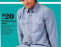 Giant Tiger Performance shirt offer