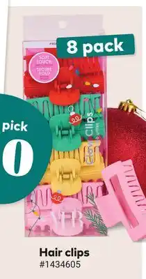 Giant Tiger Hair clips offer