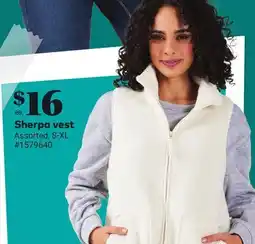 Giant Tiger Sherpa vest offer