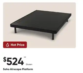 Sleep Country Soho Airscape Platform offer
