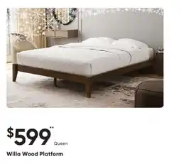 Sleep Country Willa Wood Platform offer