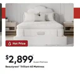 Sleep Country Beautyrest Trilliant 40 Mattress offer