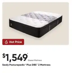 Sleep Country Sealy Posturepedic Plus DBS 2 Mattress offer