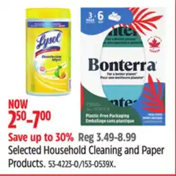 Canadian Tire Spray Nine Selected Household Cleaning and Paper Products offer
