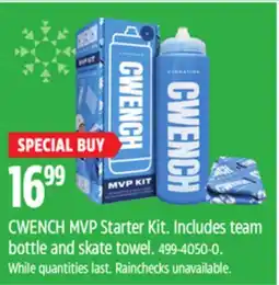 Canadian Tire CWENCH MVP Starter Kit offer