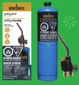 Canadian Tire Bernzomatic Self-Lighting Propane Torch Kit offer